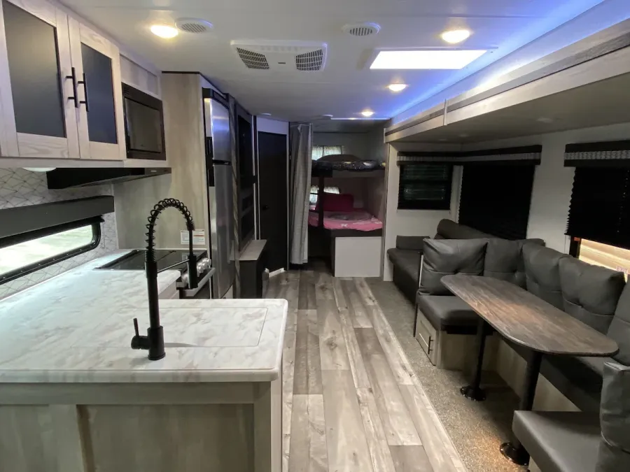 If you decide to go with the camper, here is what inside looks like. If you decide to go with the camper, here is what inside looks like.
