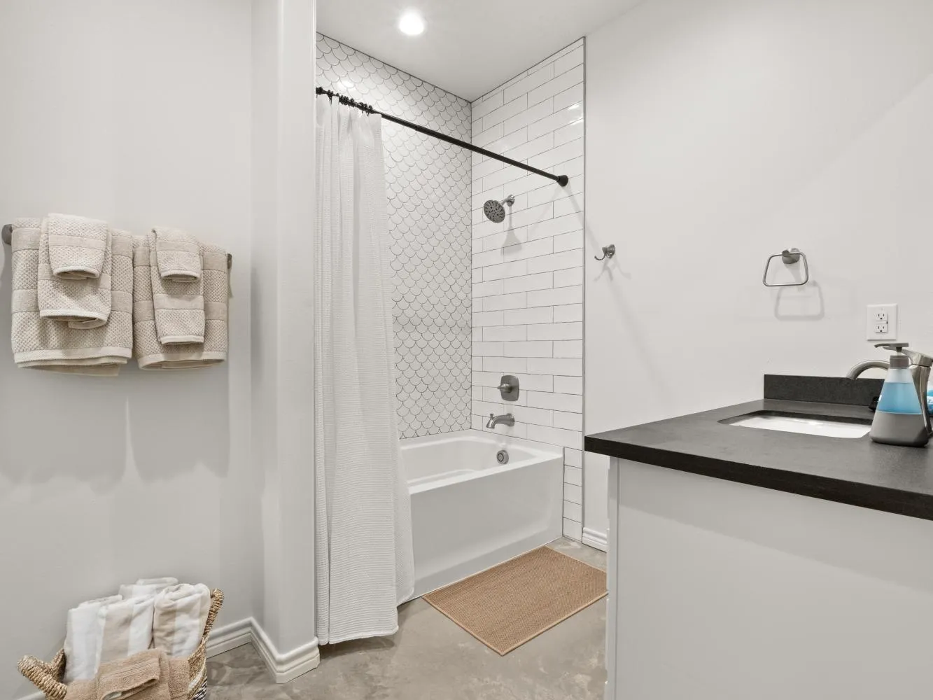 Plenty big?  This is the full size bathroom for the master bedroom.