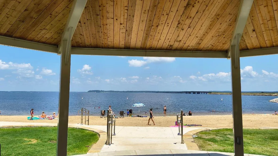 Pendleton Park is walking distance from Peaceful Pines Bungalow.