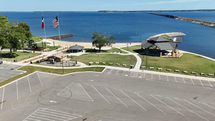 Overhead view of Pendleton Park Recreational Area