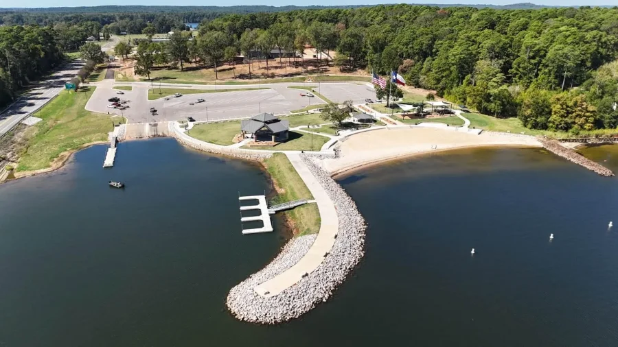 Overhead view of Pendleton Park Recreational Area